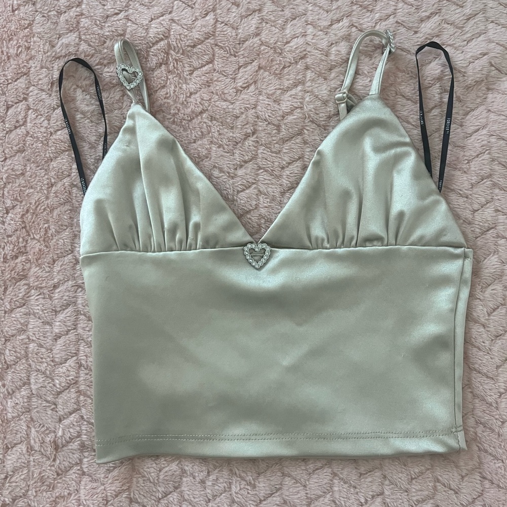 Forever 21 Rhinestone Tank Top